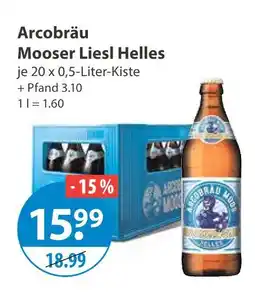 V Markt Arcobräu mooser liesl helles Angebot
