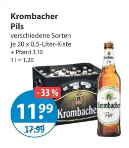 V Markt Krombacher pils Angebot