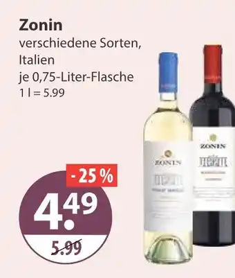 V Markt Zonin Angebot