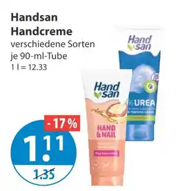 V Markt Handsan handcreme Angebot