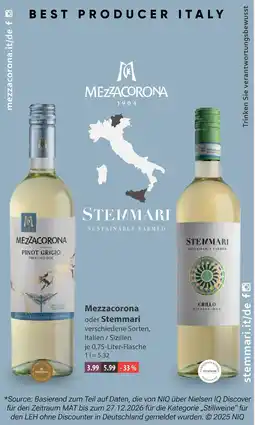 V Markt Mezzacorona pinot grigio Angebot