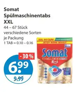 V Markt Somat spülmaschinentabs xxl Angebot