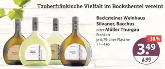 V Markt Becksteiner weinhaus silvaner Angebot
