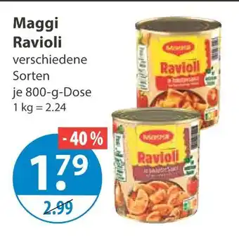 V Markt Maggi ravioli Angebot