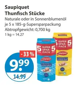 V Markt Saupiquet thunfisch stücke Angebot