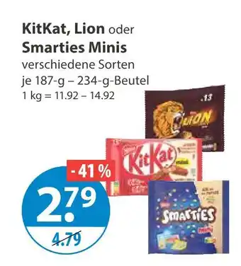 V Markt Kitkat kitkat minis Angebot