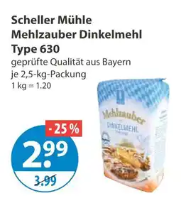 V Markt Scheller mühle mehlzauber dinkelmehl type 630 Angebot