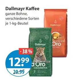V Markt Dallmayr kaffee ganze bohne Angebot