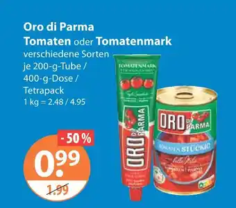 V Markt Oro di parma tomaten Angebot