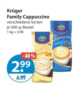 V Markt Krüger family cappuccino Angebot