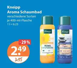 V Markt Kneipp aroma schaumbad Angebot