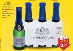 Netto Marken-Discount Schloss herrenbrunn sekt, halbtrocken Angebot