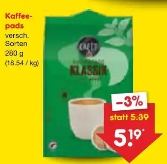 Netto Marken-Discount Kaffeepads Angebot
