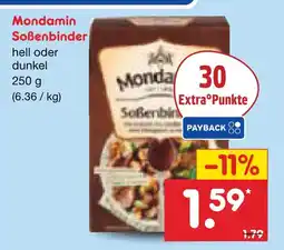 Netto Marken-Discount Mondamin soßenbinder hell oder dunkel Angebot