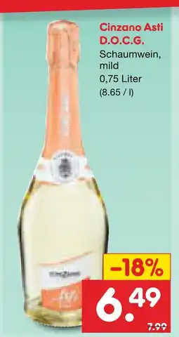 Netto Marken-Discount Cinzano asti d.o.c.g Angebot