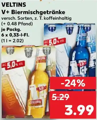 Kaufland VELTINS V+ Biermischgetränke Angebot