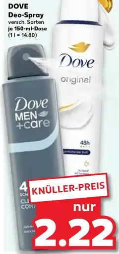 Kaufland DOVE Deo-Spray Angebot