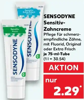 Kaufland SENSODYNE Sensitiv Zahncreme Angebot
