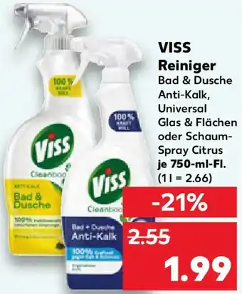 Kaufland VISS Reiniger Angebot