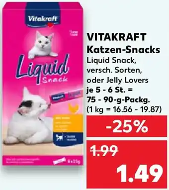 Kaufland VITAKRAFT Katzen-Snacks Angebot