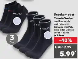 Kaufland Sneaker oder Tennis-Socken Angebot