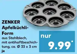 Kaufland ZENKER Apfelküchli Form Angebot