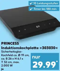 Kaufland PRINCESS Induktionskochplatte 303030 Angebot