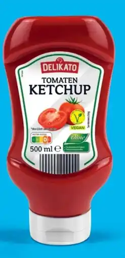 Aldi Süd Delikato Tomaten Ketchup vegan Angebot