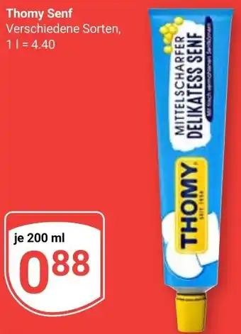 Globus Thomy Senf Angebot