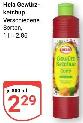 Globus Hela Gewürzketchup Angebot
