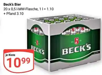 Globus Beck's Bier Angebot