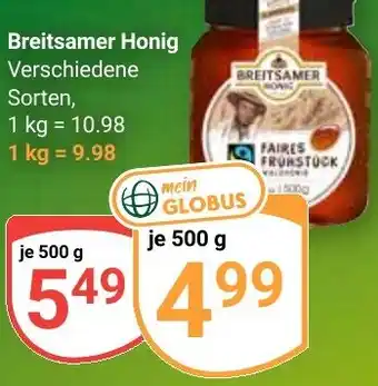Globus Breitsamer Honig Angebot