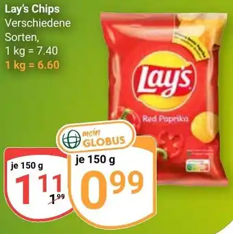 Globus Lay's Chips Angebot