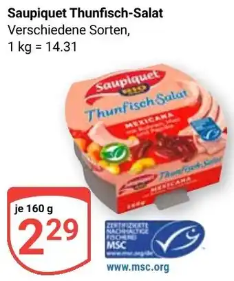 Globus Saupiquet Thunfisch-Salat Angebot