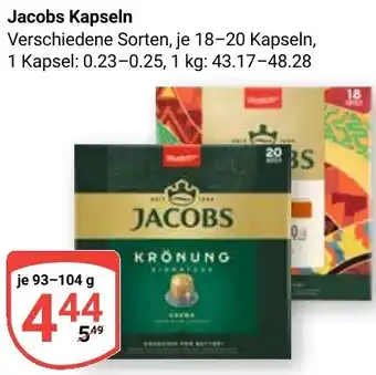 Globus Jacobs Kapseln Angebot
