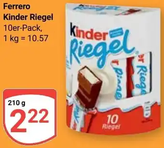Globus Ferrero Kinder Riegel Angebot