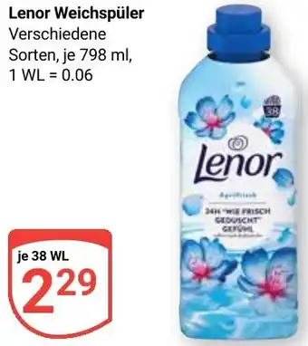 Globus Lenor Weichspüler Angebot