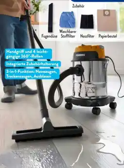 Aldi Süd Ferrex Akku-Nass- und Trockensauger Angebot