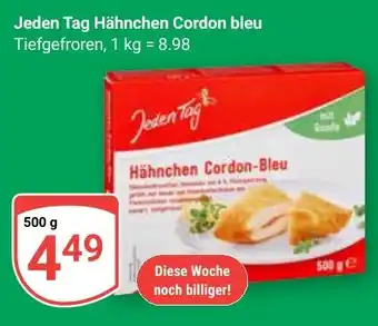 Globus Jeden Tag Hähnchen Cordon bleu Angebot