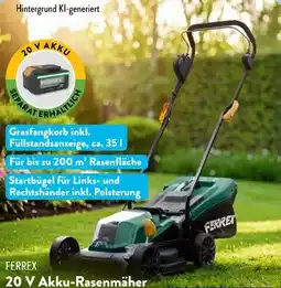 Aldi Süd Ferrex Akku-Rasenmäher Angebot