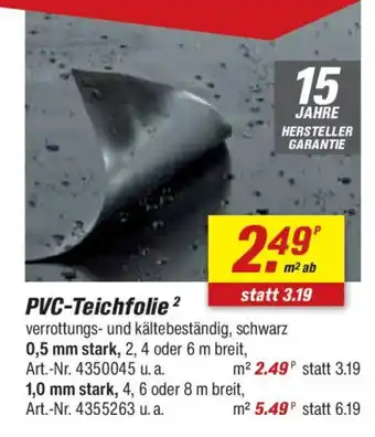 toom Baumarkt PVC-Teichfolie Angebot