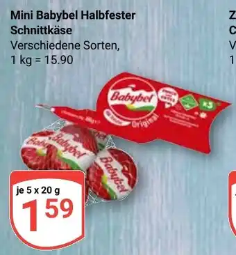 Globus Mini Babybel Halbfester Schnittkäse Angebot