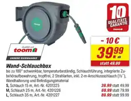 toom Baumarkt Wand-Schlauchbox Angebot
