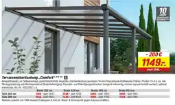 toom Baumarkt Terrassenüberdachung „Comfort" Angebot