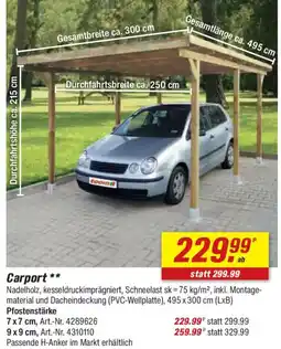 toom Baumarkt Carport Angebot