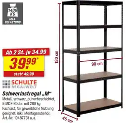 toom Baumarkt SCHULTE REGALWELT Schwerlastregal „M“ Angebot