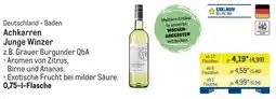 METRO Achkarren Junge Winzer z.B. Grauer Burgunder QbA Angebot