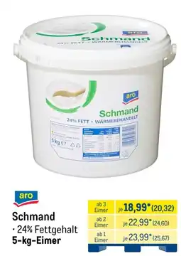 METRO aro Schmand Angebot