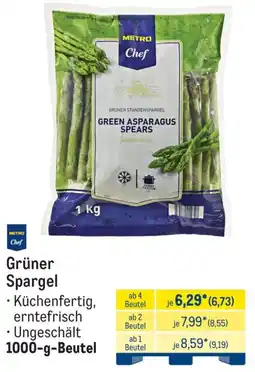 METRO METRO Chef Grüner Spargel Angebot