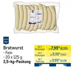 METRO METRO Chef Bratwurst Angebot